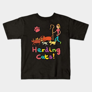 Herding Cats Kids T-Shirt